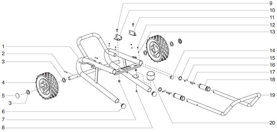 EPX2255 Advantage Low Boy Cart Assembly